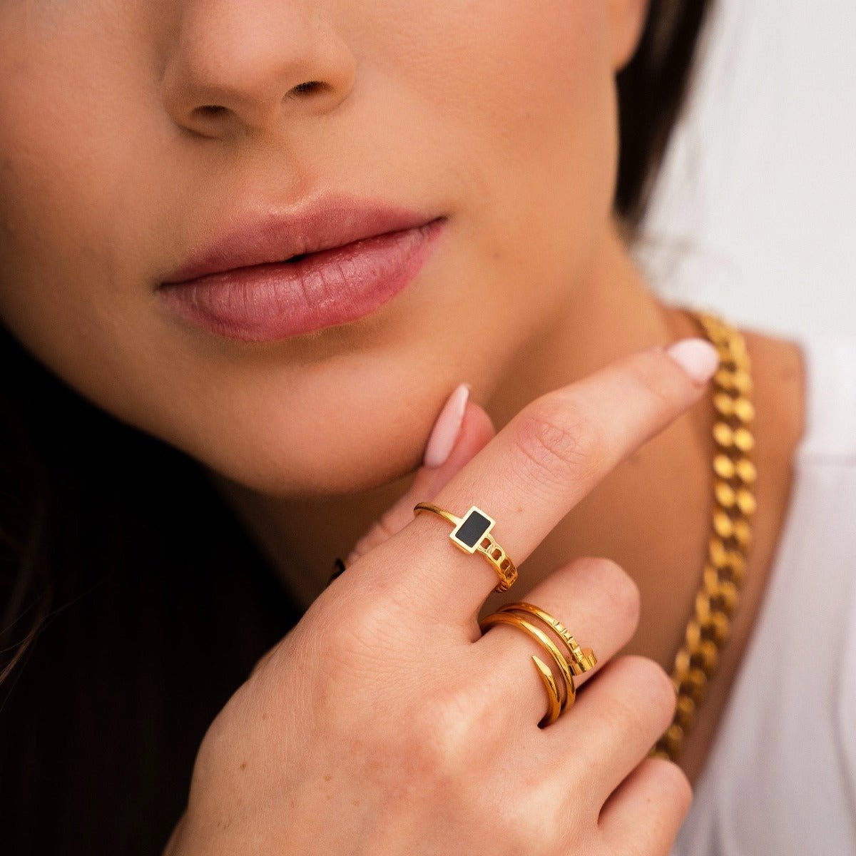 Anillo Oro 18k Fusionado