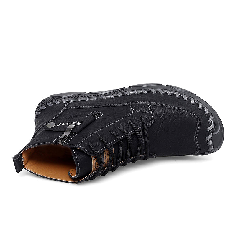 Botas Chukka Masculinas Couro Genuíno: Duráveis, Leves, Antiderrapantes e Conforto Total