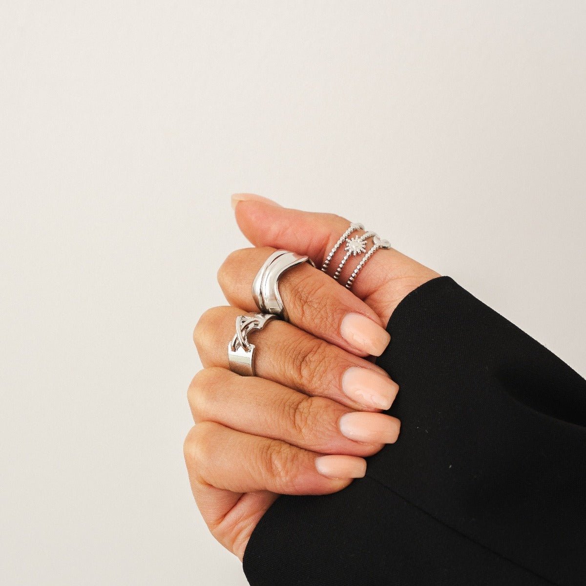 Anillo Corset de Plata