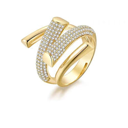 Anillo Cruzado Apertura - LuviletteLuvilette