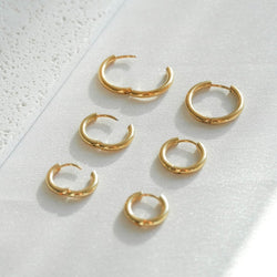 Aros Trio Dorado 18K